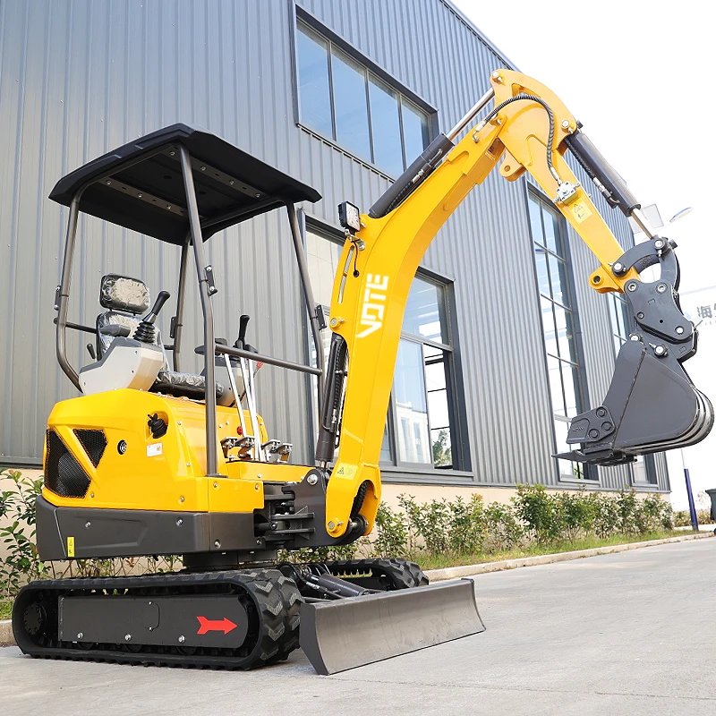 Minigraafmachine 1 Ton Mini Nieuwe Rupsgraafmachine 1.6 Ton Micrograafmachine Bagger Compact Ce Epa Motor Graafmachine Op Maat