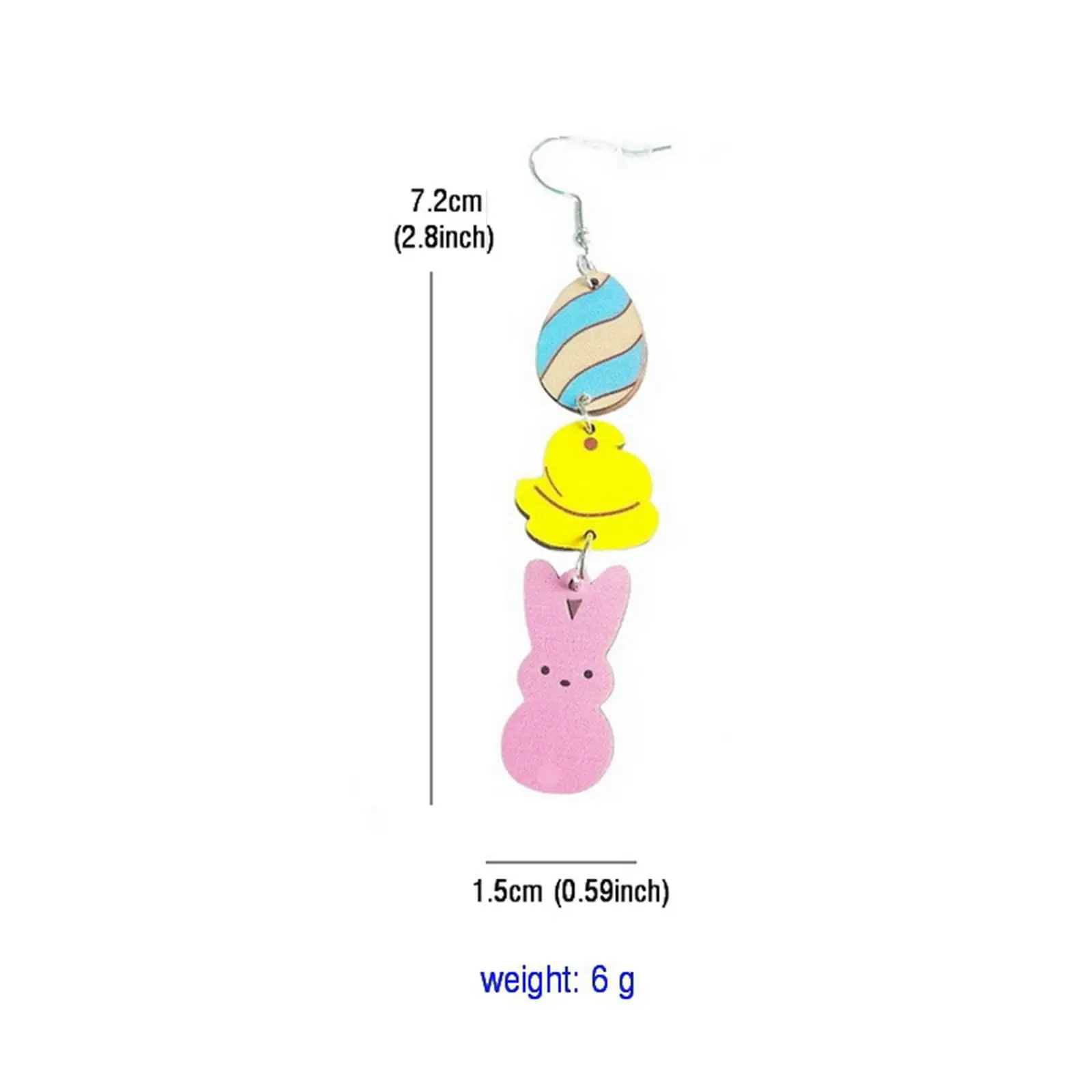Easter Earrings Easter Theme Jewelry Animal Dangle Earrings Ear Pendants for Gifts Girls