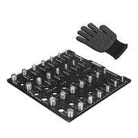 28 Thread Nut and Bolt Checker Gauge Easy Size Identification with Gloves for Metric Imperial Sizes Versatile Tool by ENJOYWOOD