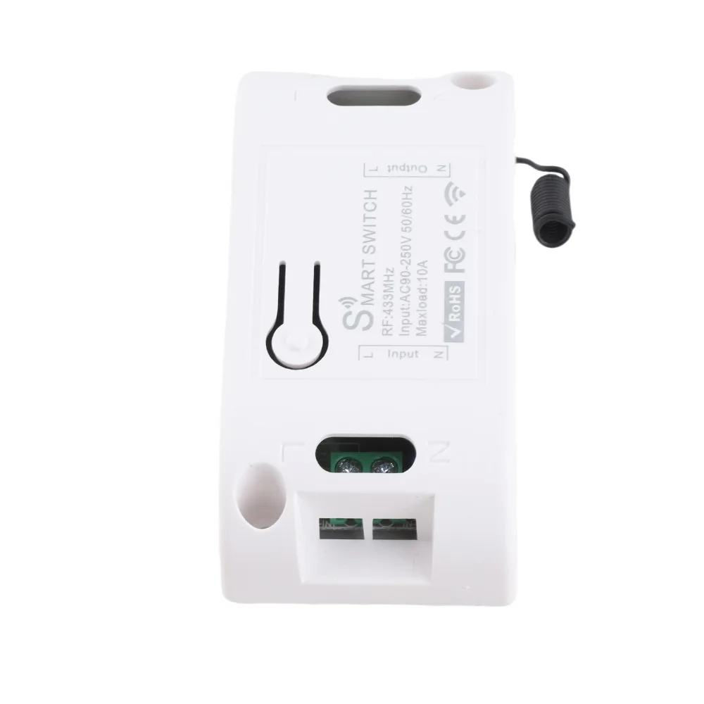 

Контроллер умного переключателя 433 МГц RF Smart Switch WIFI AC90‐250V WIFI Smart Switch 10A 50/60HZ Таймер дистанционного управления Домашняя автоматизация