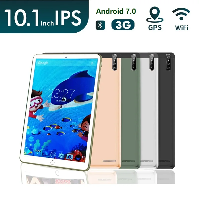 Flash Sales 10 Inch 1GB RAM +16GB ROM Android 7.0 Phone Call 3G Tablet P30 MTK6592 IPS Screen Quad Core WIFI SIM Dual Camera