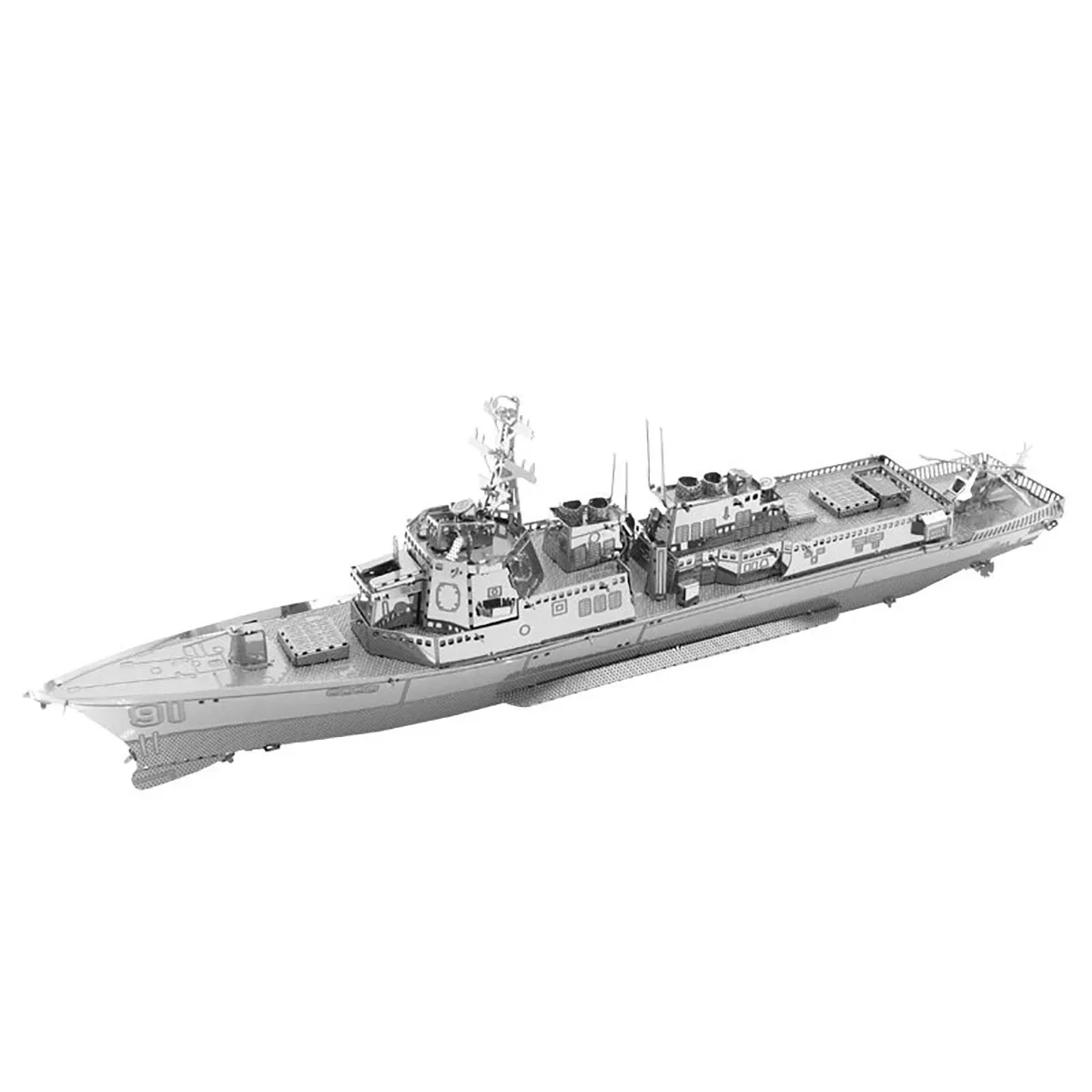 

Burke Class Destroyer 3D Metal Puzzle Model Military Warship Assembly Model Jigsaw Puzzle Decoration Toys For Adult Kids