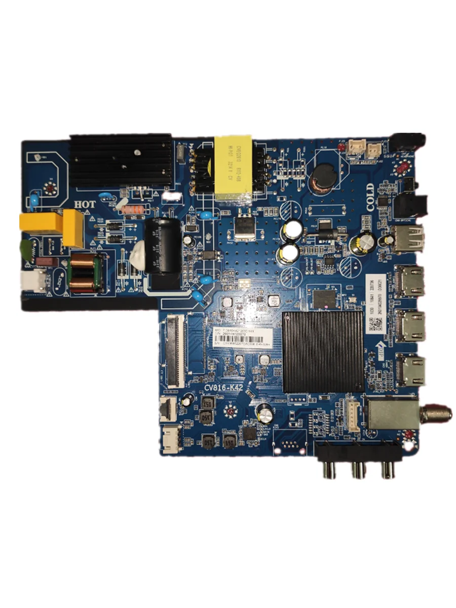 Free shipping ! cv816-k42   Network TV motherboard   260104029970    20--45V  550ma