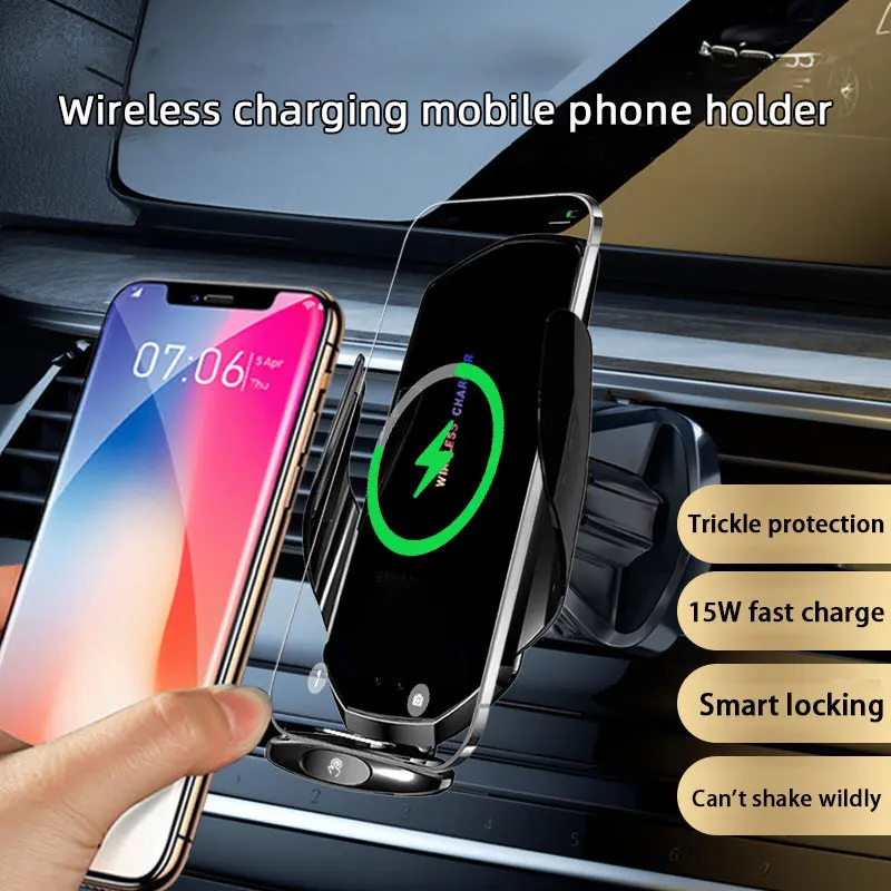 Car Phone Holder For nezha NETA V PRO U Pro Fixed Bracket Base Phone Mounts Wireless Charging Auto Interior Supplies Accessories