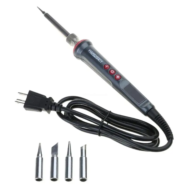 Quality 200W LED Soldering Iron Set with Adjustable and Locked Temperatures Dropship