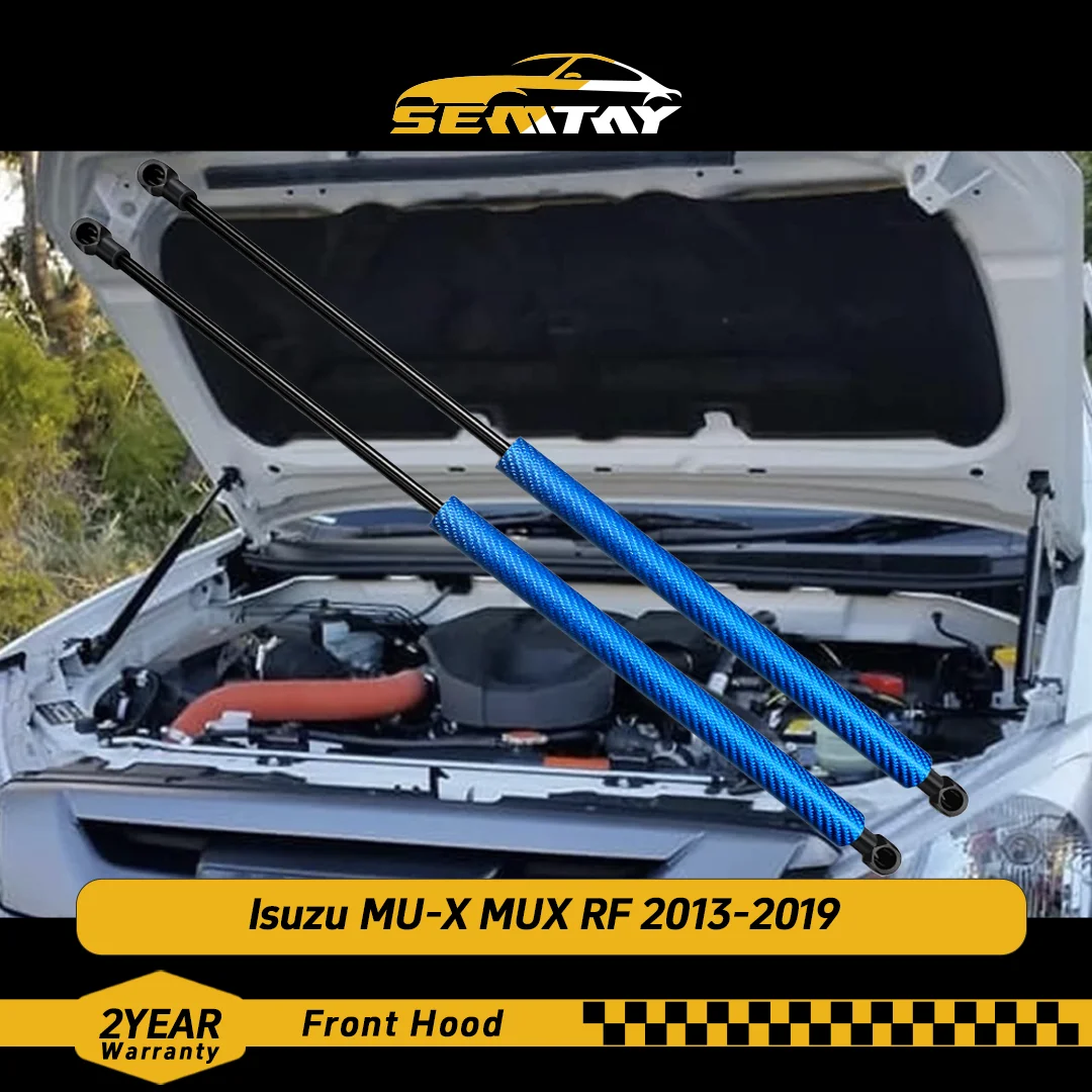 SEMTAY Hood Struts for Isuzu MU-X MUX RF 2013-2019 Bonnet Shocks Damper Compatible Vehicle Accessory