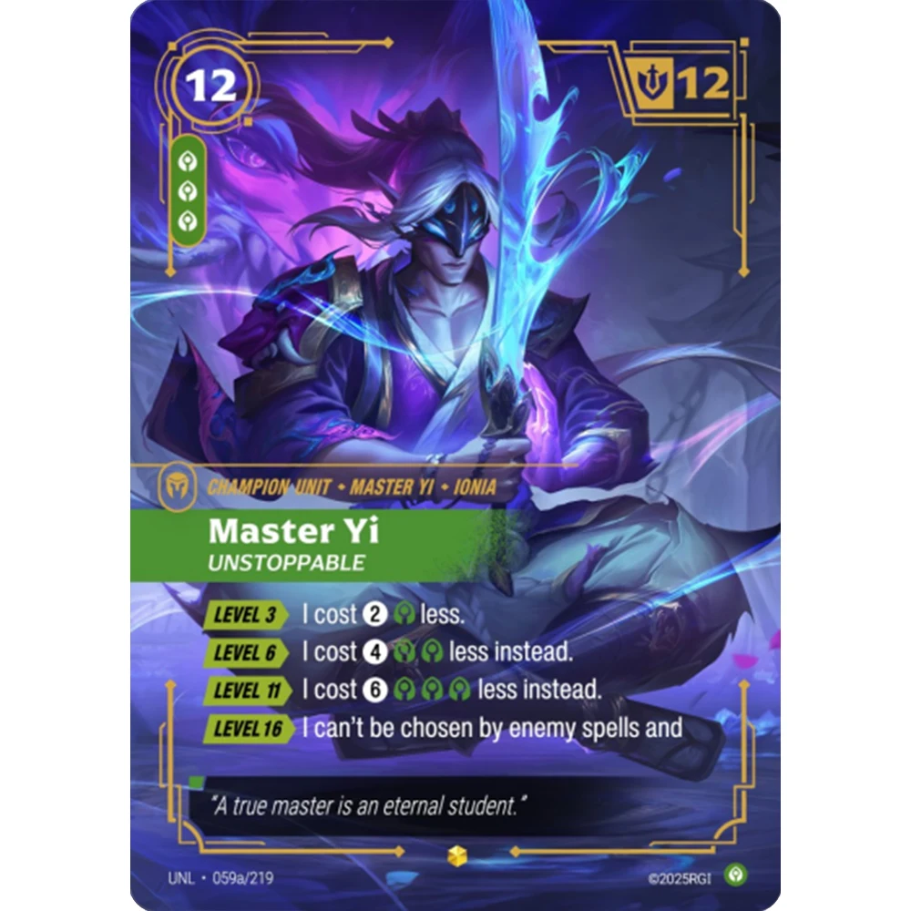 DIY League Of Legends Collectible Cards Master Yi Yone Sett Yasuo TCG Hot Stamping Textured Collectible Cards High Quality Made view 4