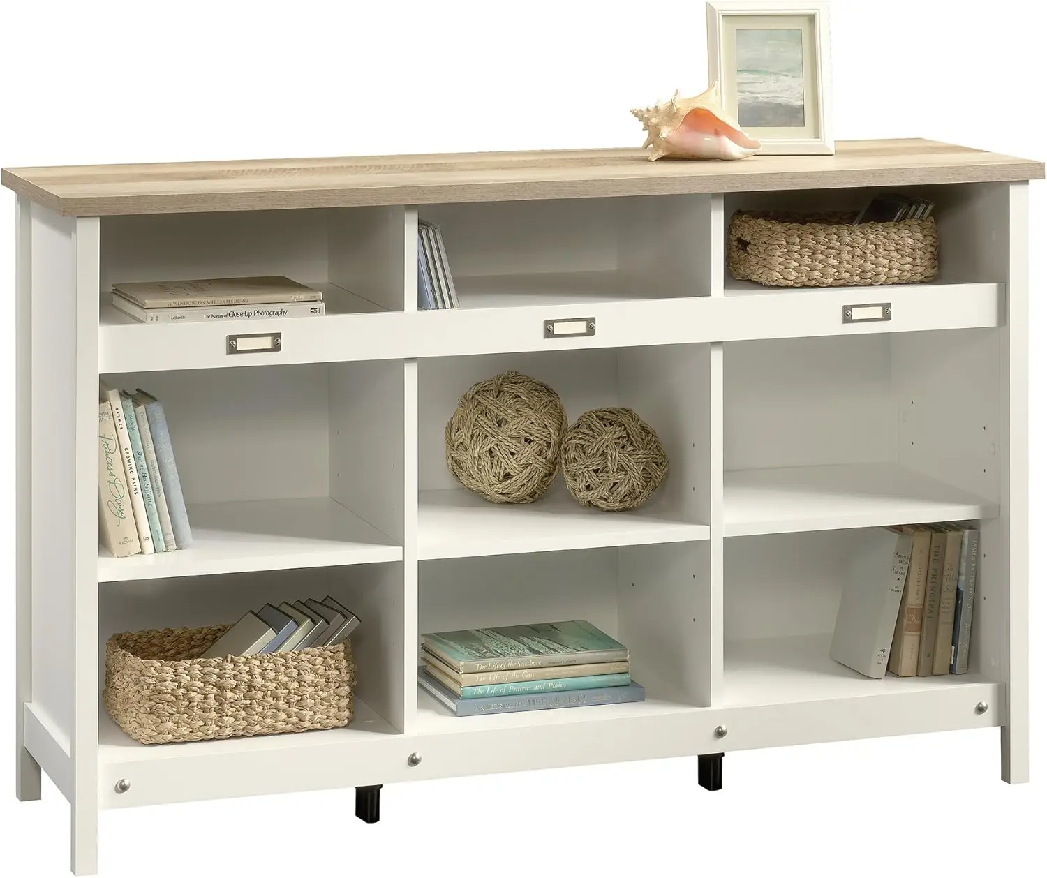 Adept Storage Storage Credenza/ Pantry Cabinet, Soft White Finish