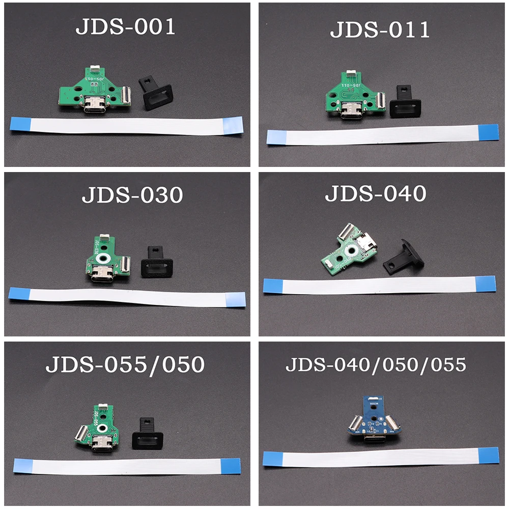 신규 출시 DIY 타입-C 충전 포트 PS4 JDS 001 011 030 040 050 055 게임패드 컨트롤러 충전 보드 교체 부품
