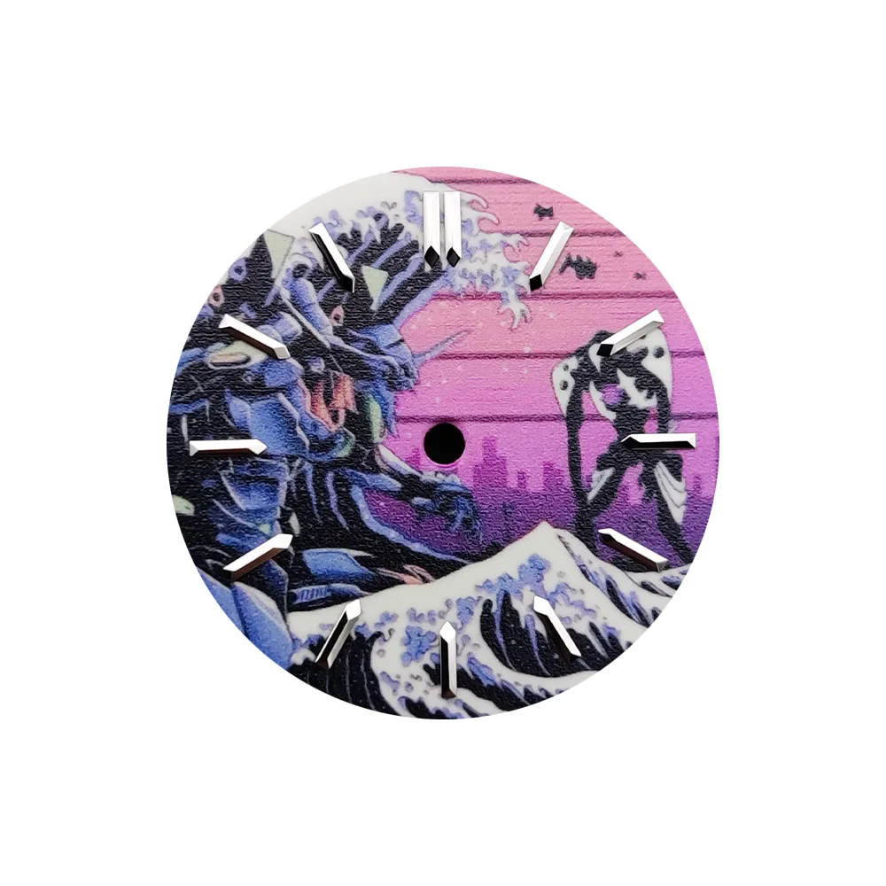 2025 신형 28.5mm 야광 다이얼, 40mm 남성용 명품 비즈니스 시계 교체용 NH35 NH36 4R 기계식 무브먼트 호환