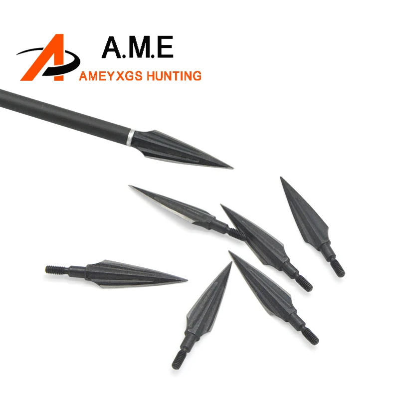 

6/12 Pcs Hunting Broadheads Tips 140 Grain 2 Blades Arrowheads High Carbon Steel Arrow Point Bow Outdoor Shooting Archery