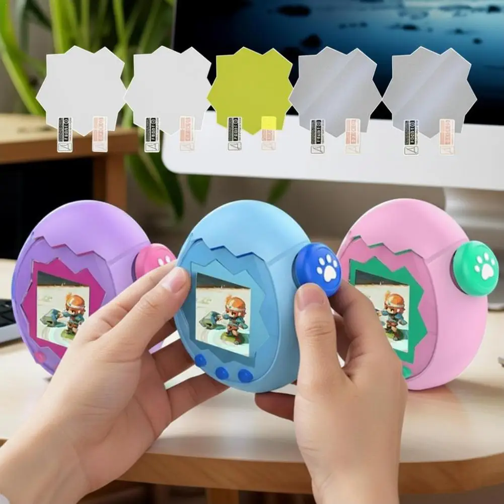 Liquid Silicone Case for Tamagotchi Paradise With TPU Screen Protector, Anti-Scratch Shockproof Protective Cover Games Accessory