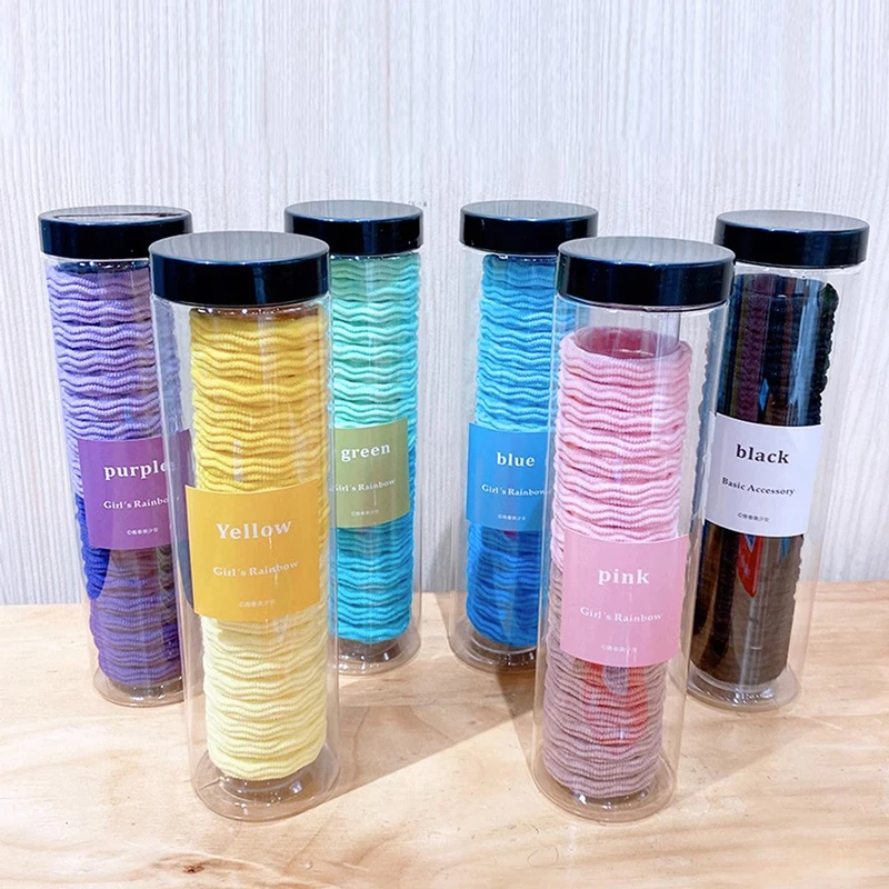 20 Pcs Canned High Elastic Durable Hair Ties Rubber Bands