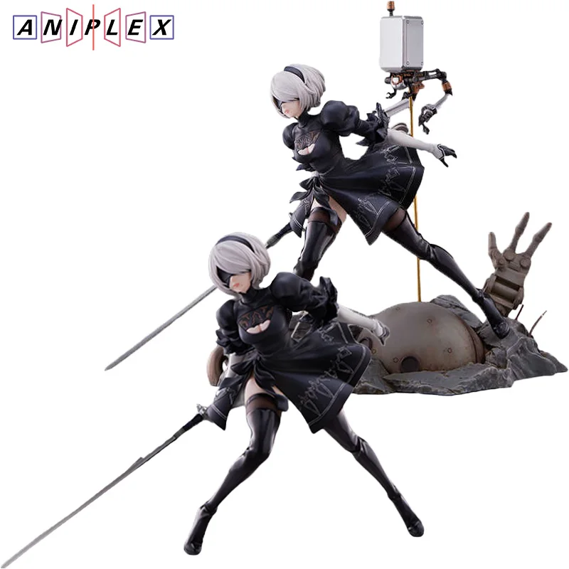 

In Stock Genuine Original ANIPLEX+ 2B NieR: Automata Ver1.1a Action Anime Figure Collectible Model Dolls Statuette Ornament Gift