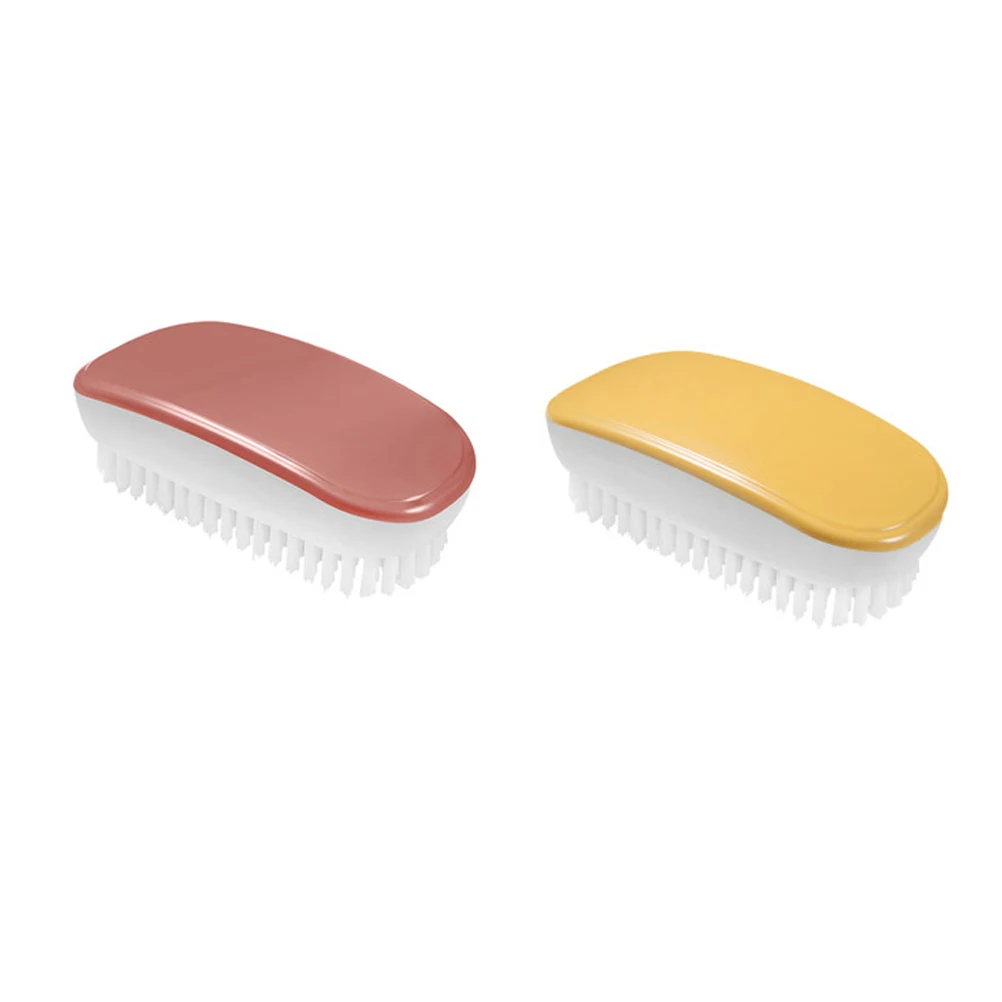 

2pcs Multifunctional Stiff Bristle Shoe Brush Plastic Cleaning Tool Laundry Scrubbing Brush Household Durable Clothes Jeans