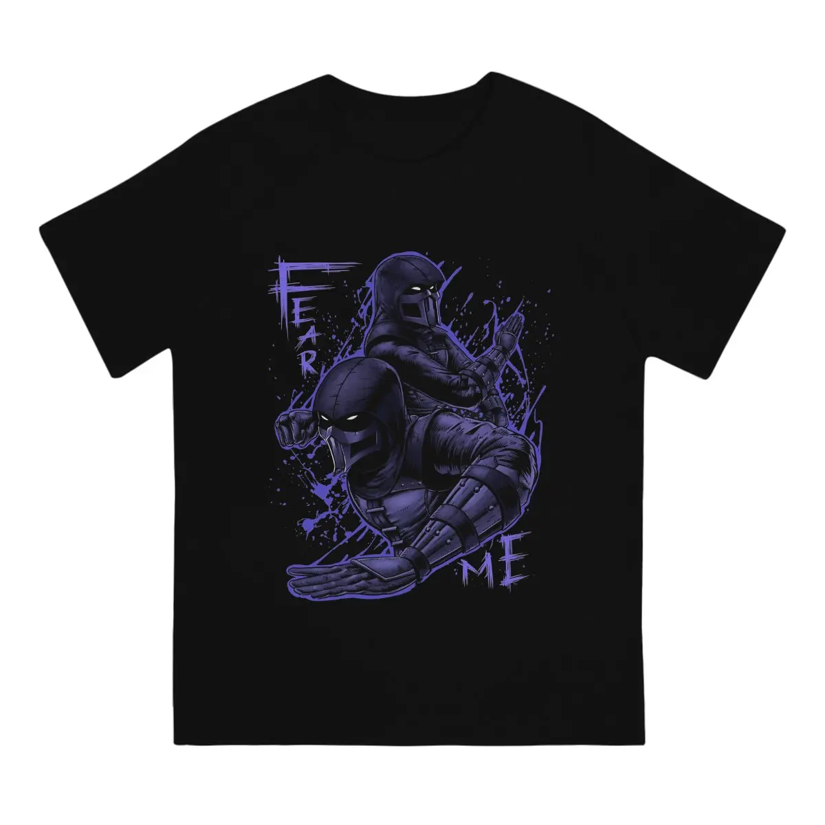 Mortal Kombat Mk  Games Creative TShirt for Men Noob Saibot Round Neck Basic T Shirt Distinctive Birthday Gifts OutdoorWear