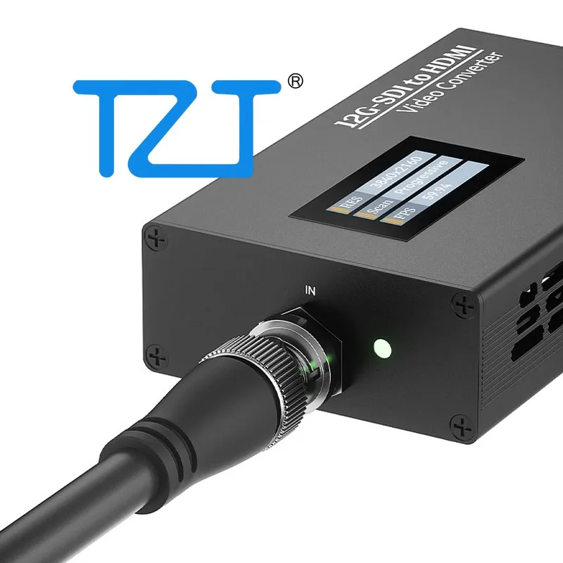 Tzt linkpi 12g-sdi zu hdmi-kompatibler Video konverter 4 kp60 Broadcast-Level-Übertragung mit bnc-Anschluss