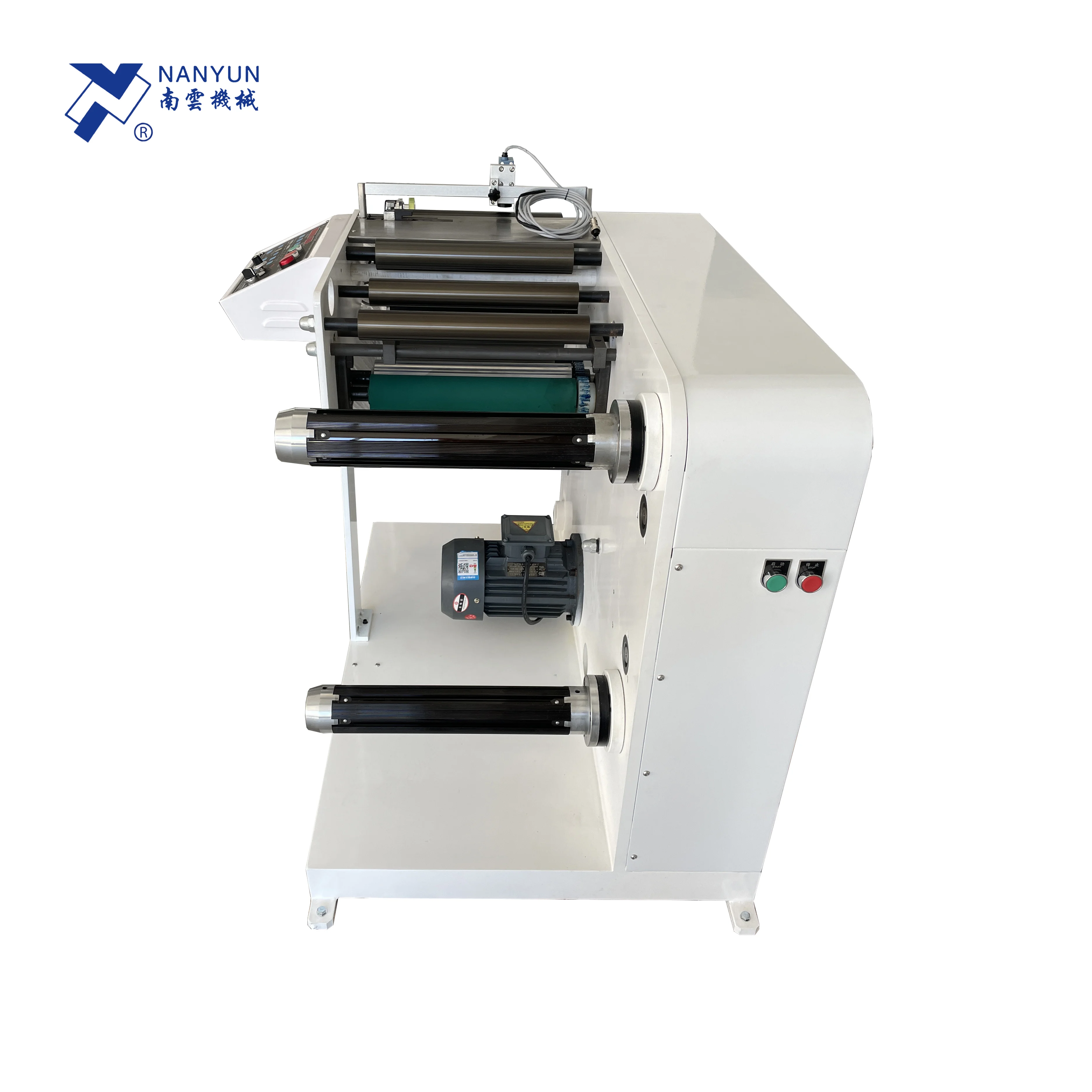 NY-SL320 NY-SL450 High Efficiency Automatic 350mm 450mm Adhesive Tape Slitter Rewinder Machine for Bopp Tape with Double Shaft
