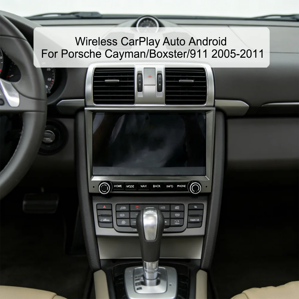 

8-дюймовый автомобильный радиоприемник для Porsche Cayman/Boxster/911 2005-2011, беспроводной CarPlay, Android, 4G, Wi-Fi, Bluetooth, автомобильный мультимедийный плеер