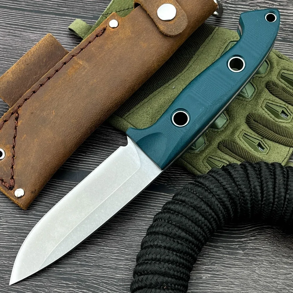 

Прочный фиксированный нож 162 с лезвием D2 и рукоятью G10, легкий прямой нож для рыбалки, туризма, охоты, активного отдыха, EDC