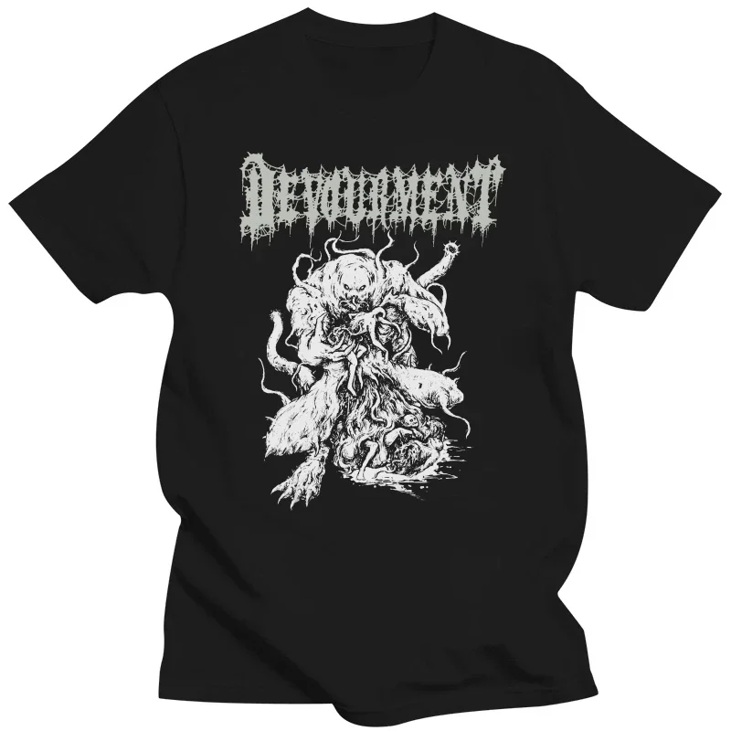 t shirt Devourment brutal death new in tops & tees shirt homme metal band manga vintage anime clothes Sweatshirt fashion funny