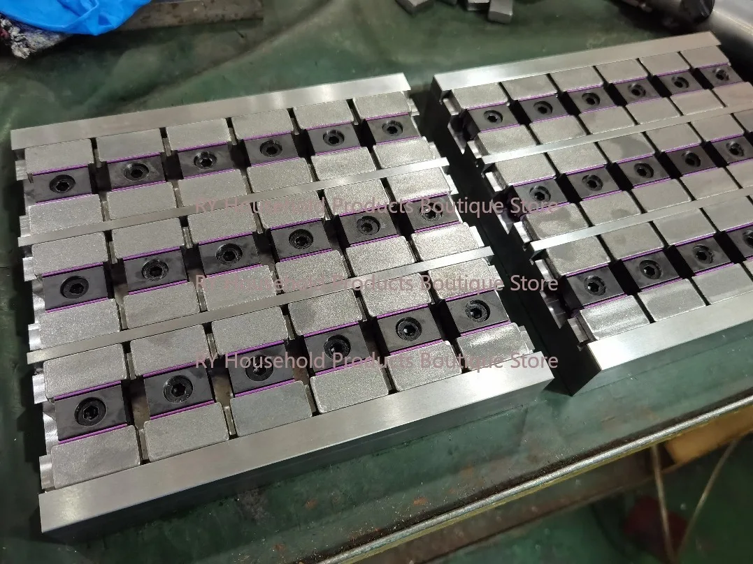 OK Fixture Two-way Side Top CNC Machining Center Multi-station Installation Side By Side Vise CNC Pneumatic Tightening Block
