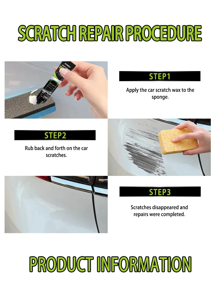 Danoz CarSmart magic car scratch remover paste no skill needed wipe repair all colours universal 20ml