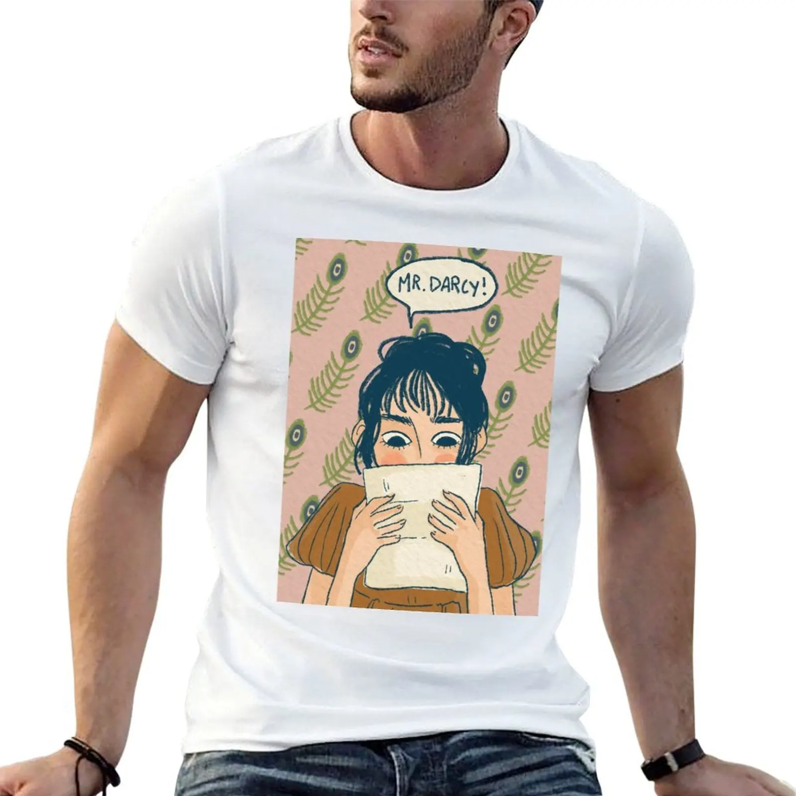 

mr Darcy T-Shirt t shirt men 100% cotton luxury brand man t shirts high quality luxury brand T-Shirt
