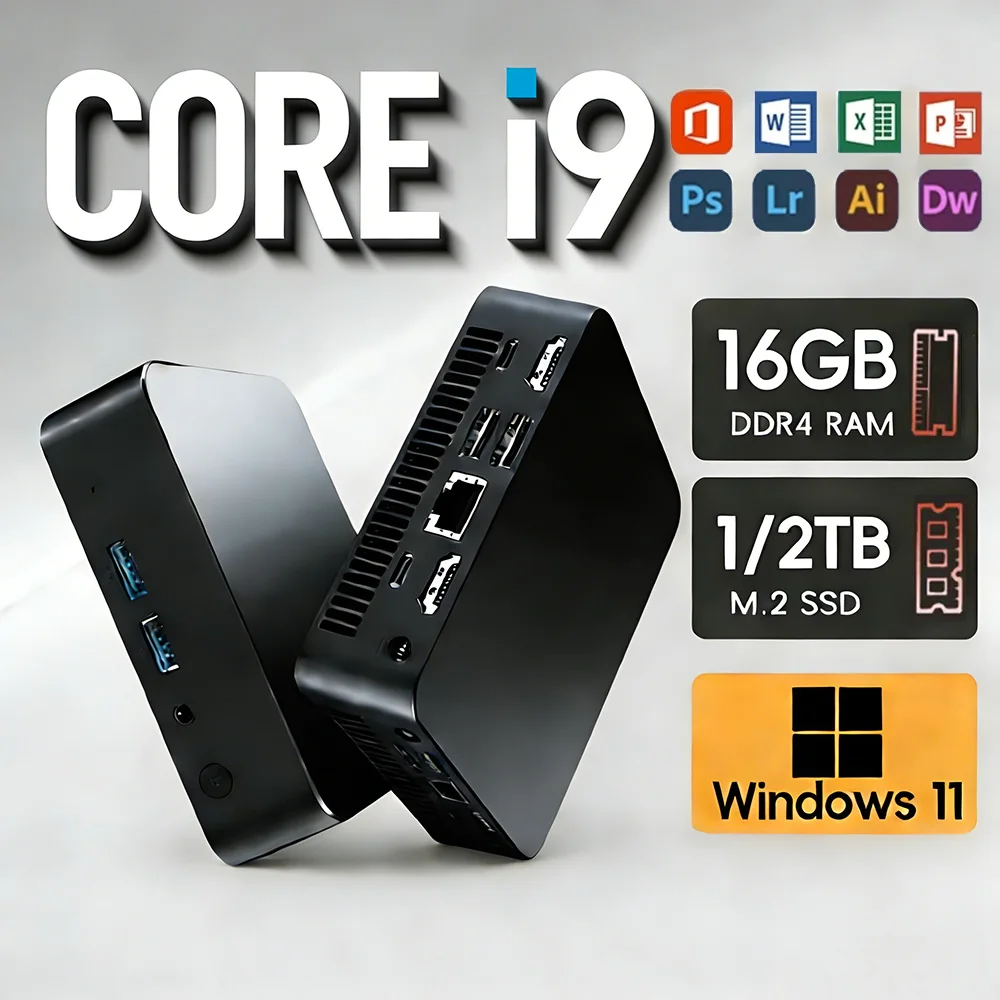 �y�Z�[�����zWindows 11 Pro Core i9 8950HK/Core i3 6100 �~�jPC 16GB DDR4 1TB M.2 SSD WIFI 6 BT5.2 4K HD �~�j�Q�[�~���OPC �|�[�^�u���f�X�N�g�b�vPC