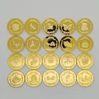Dental Creative Tooth Fairy Shape Commemorative Coin Gold Plated Souvenir Coin for Children Kids Baby Dentistry Clinic Gifts
