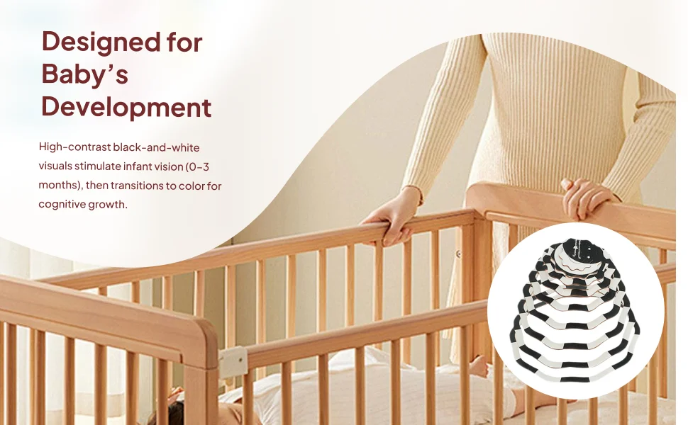 Baby Crib Mobile Black and Whi - огляд і ціна Baby Nursery Boy