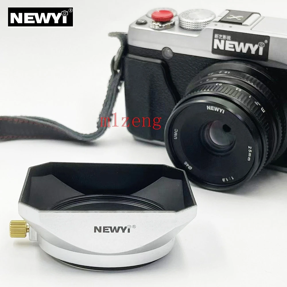 square Shape Screw Mount lens hood cover for 37 39 40.5 43 46 49 52 55 58 mm DV Video film cinema cctv Camcorders camera lens