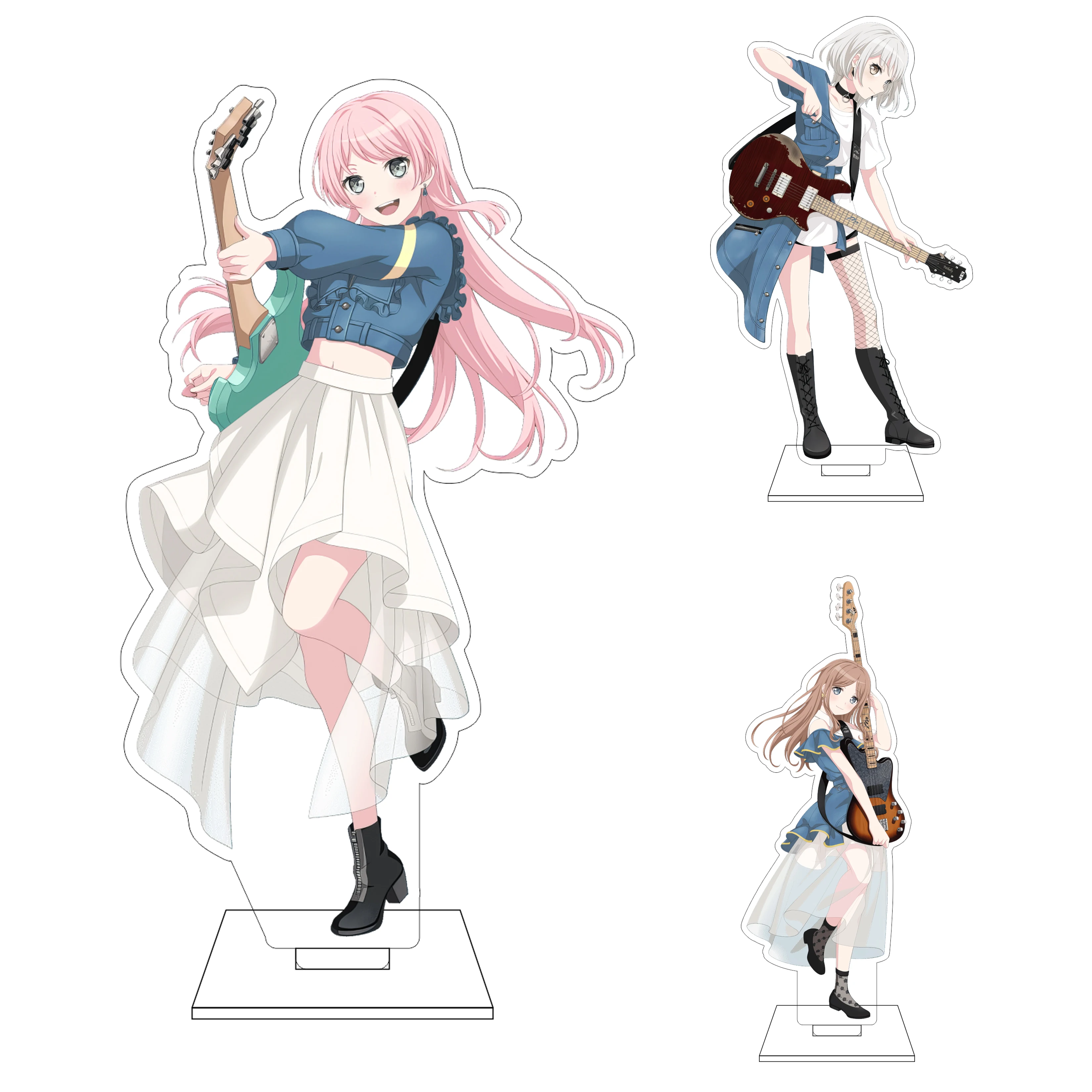 16CM Anime BanG Dream! Cosplay Acryl-Figurenständer Yukina Minato Sayo Hikawa Lisa Imai Ornamente Geschenke