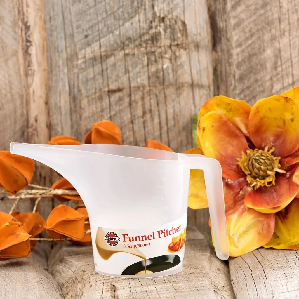 

1000ML Tip Mouth Measuring Cups Plastic Graduated Funnel Pitcher Jug Long Spout Liquid Container Kitchen Measuring Tool 2023 New