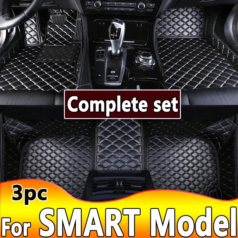 Car Floor Mats For SMART fortwo 2seat Forfour Smart fortwo 2seat forfour 4seat Roadster Car Accessories