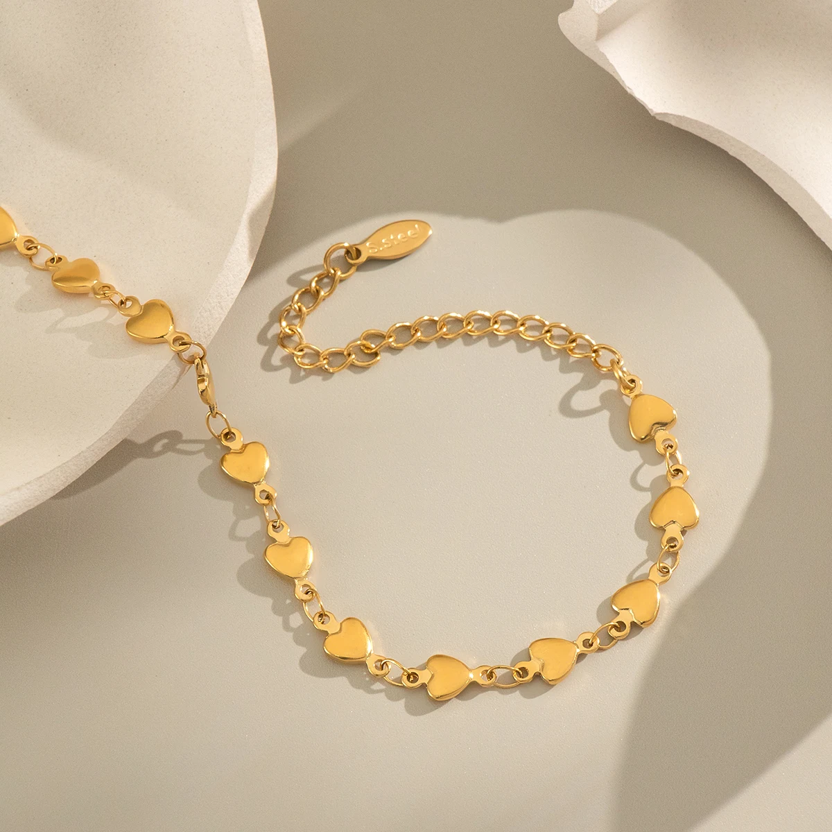 XIANING رائعة كلاسيكية الفولاذ المقاوم للصدأ الذهب اللون سلسلة سوار العصرية سحر اليومية عطلة مجوهرات هدية للنساء #5