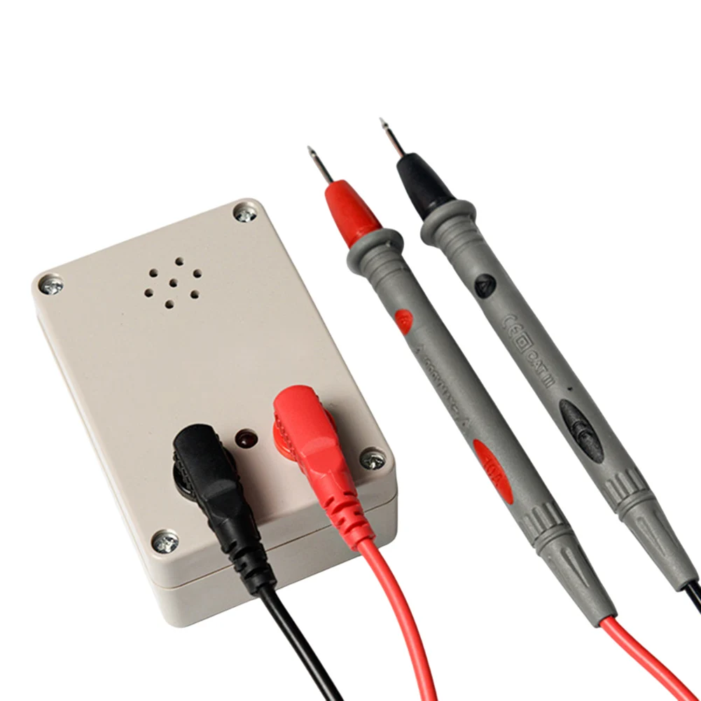 9V Buzzer Tester Kawat Tester Kabel PCB Switch Produk Switch Tester Multimeter Pena Garis Merah Hitam Klip Garis Instrumen Bagian