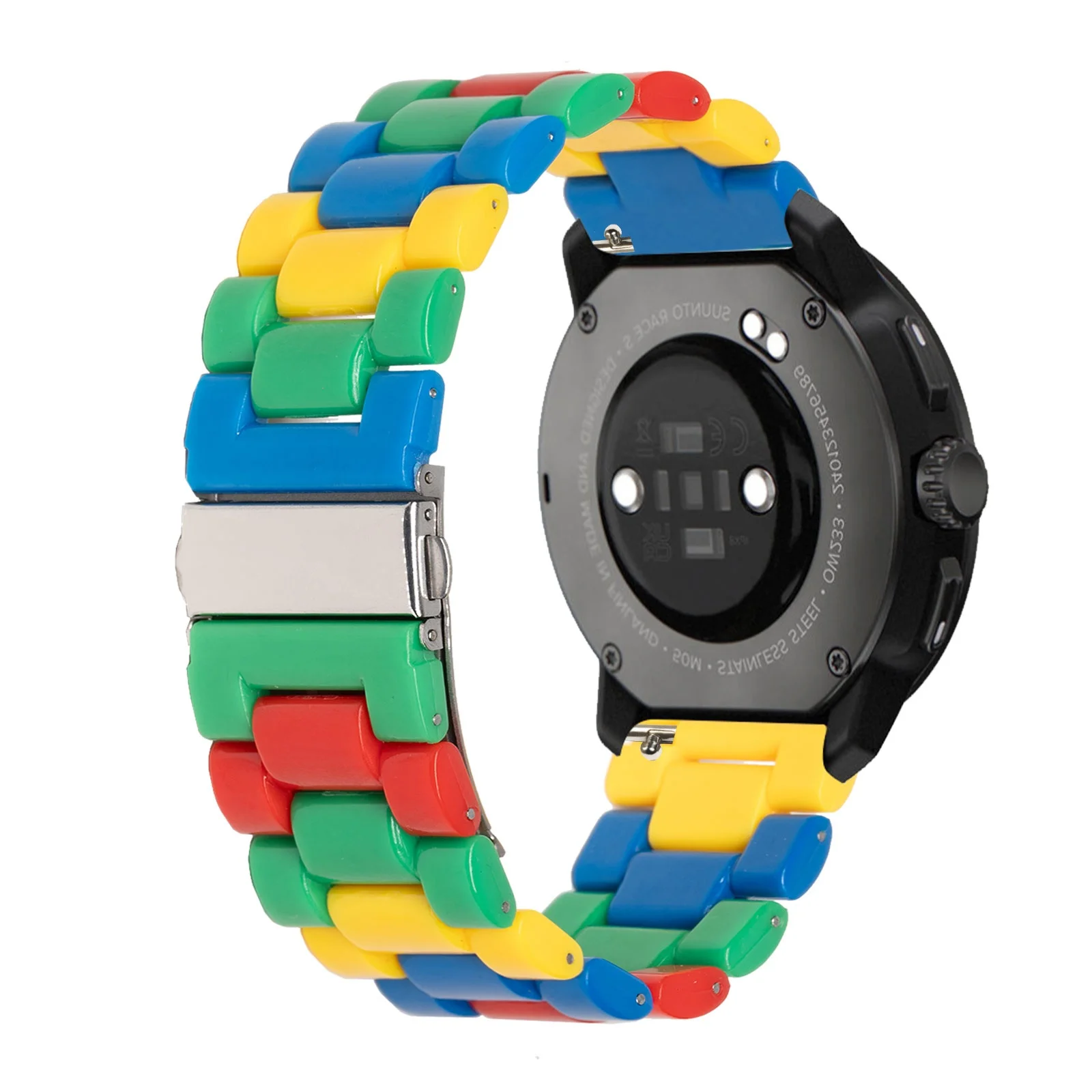 

Acrylic Strap Bands for Suunto Race/Race S/Vertical/9 Peak Pro/9 Peak/5 Peak Band, Adjustable Color Strap