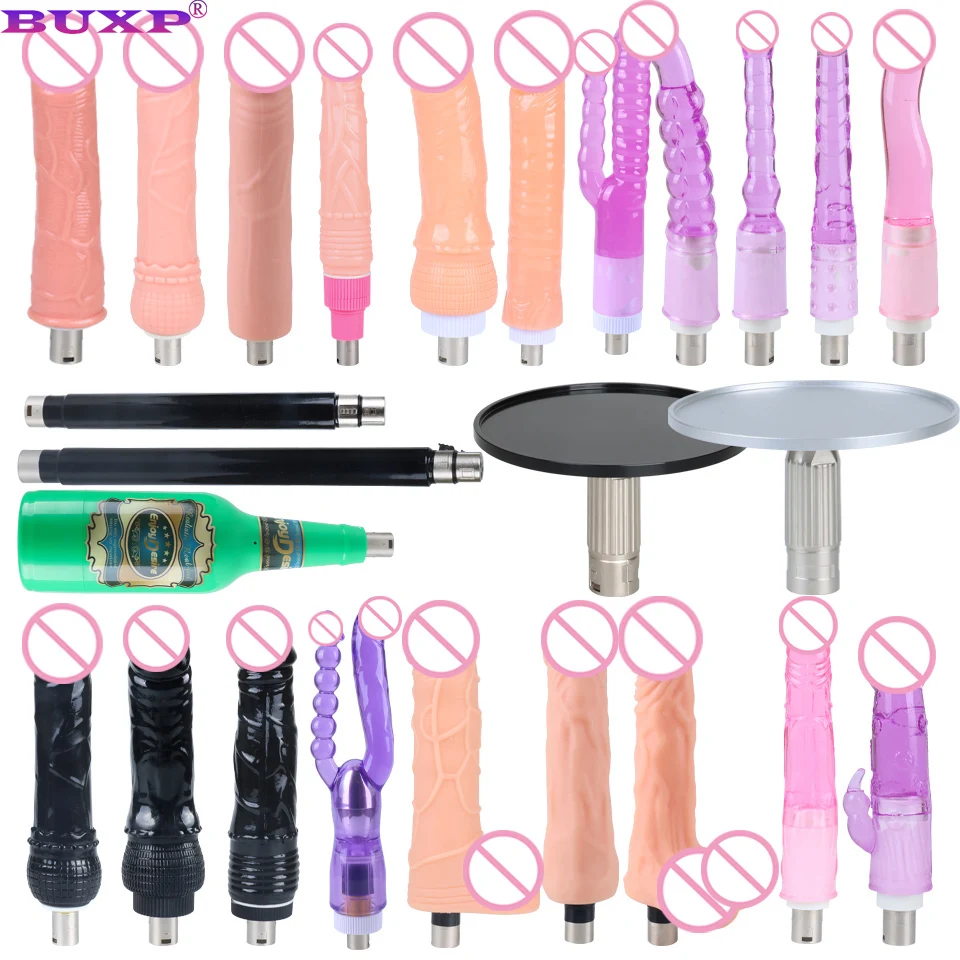 BUXP-Machine Sexuelle d'Entrée de Gamme 3XLR, Accessoire à 3 Broches, Extension de Gode, Tube à Ventouse, Produits Sexuels pour Femme et Homme