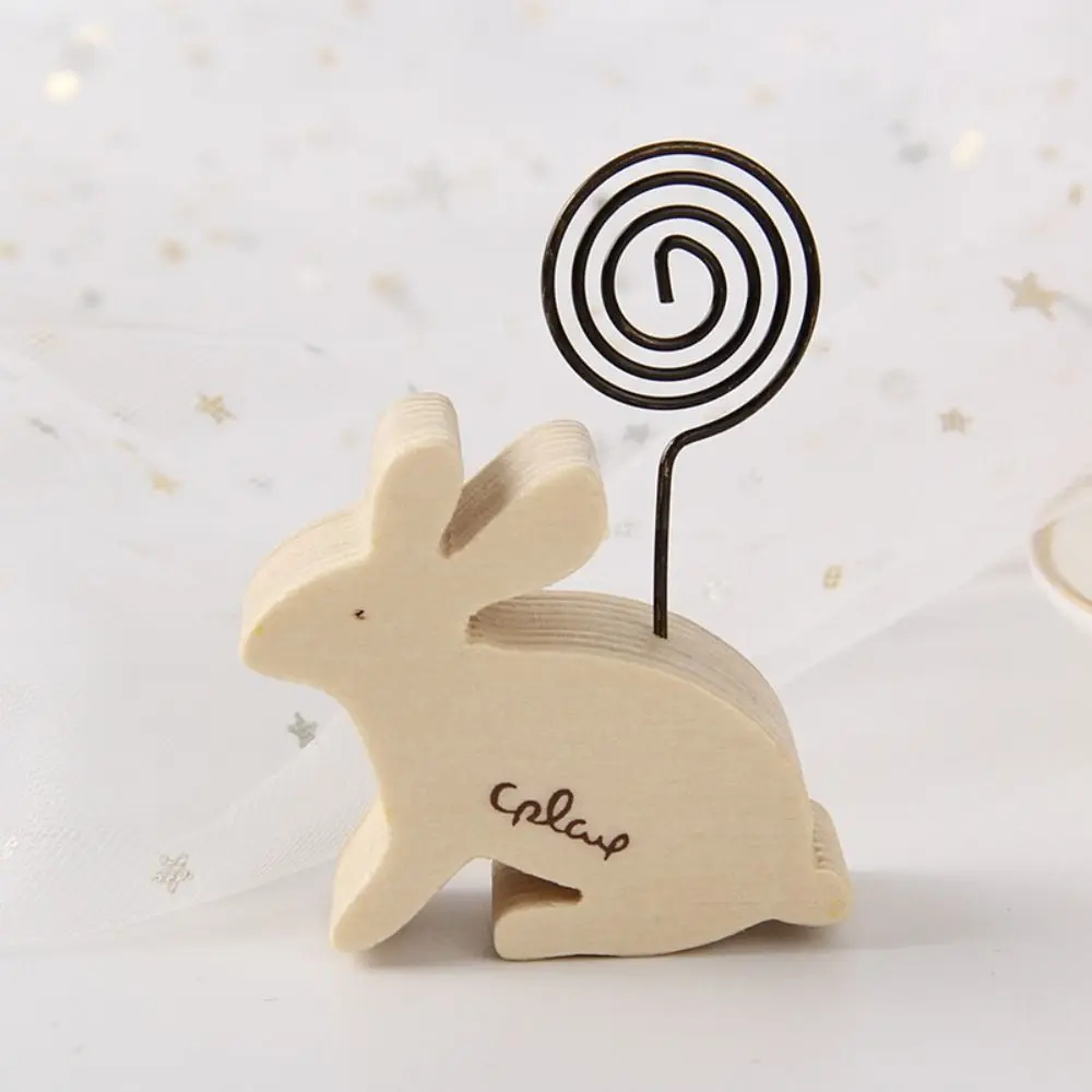 Cute Desktop Ornaments Photo Clip Paper Clamp Japanese Message Folder Photo Placed Animal Shape Note Clip Bakery