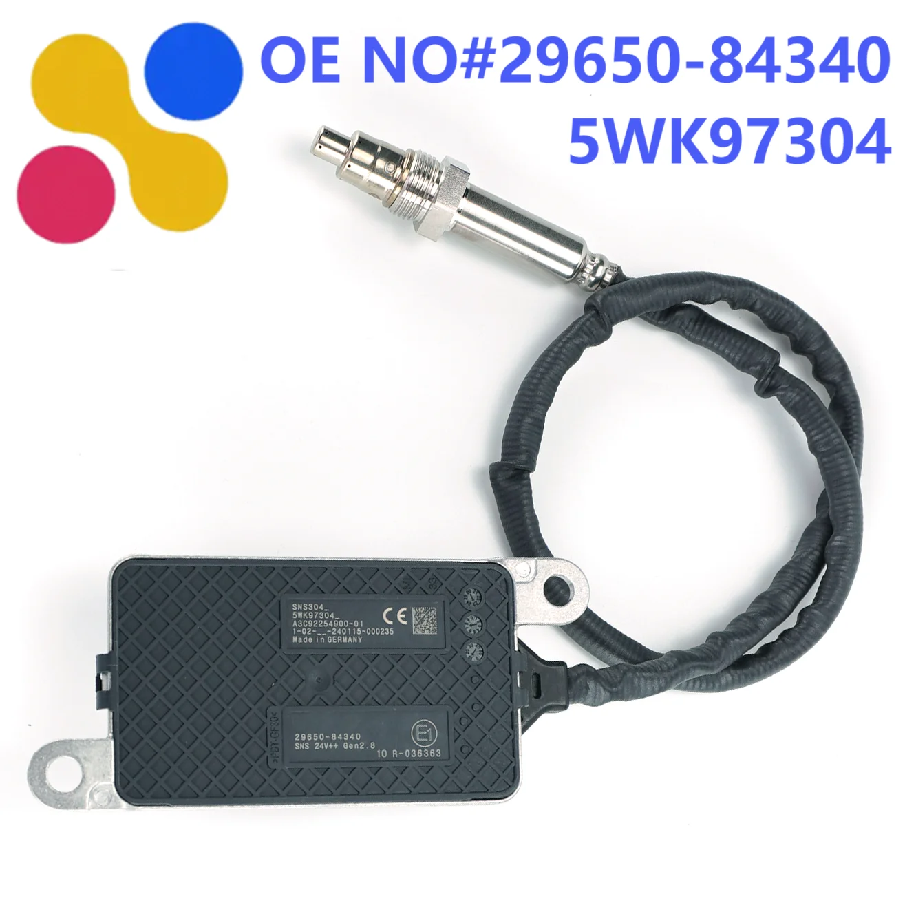 

29650-84340 5WK97304 29650-84340 Датчик азота и кислорода 5WK9 7304 Датчик NOx для HYUNDAI Высококачественные детали для грузовиков 24 В