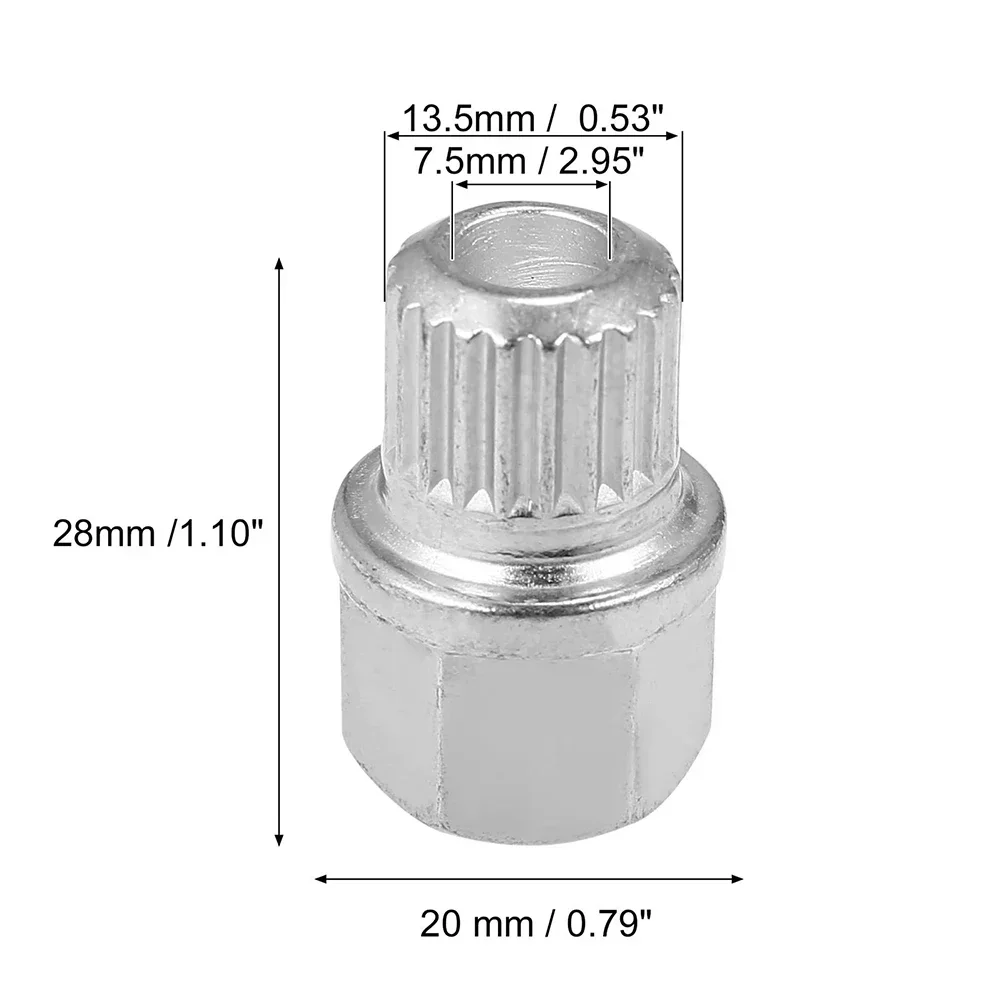 Serrure de roue antivol creuse pour voiture BMW, clé de retrait de vis d\'écrou, 37, 21PT