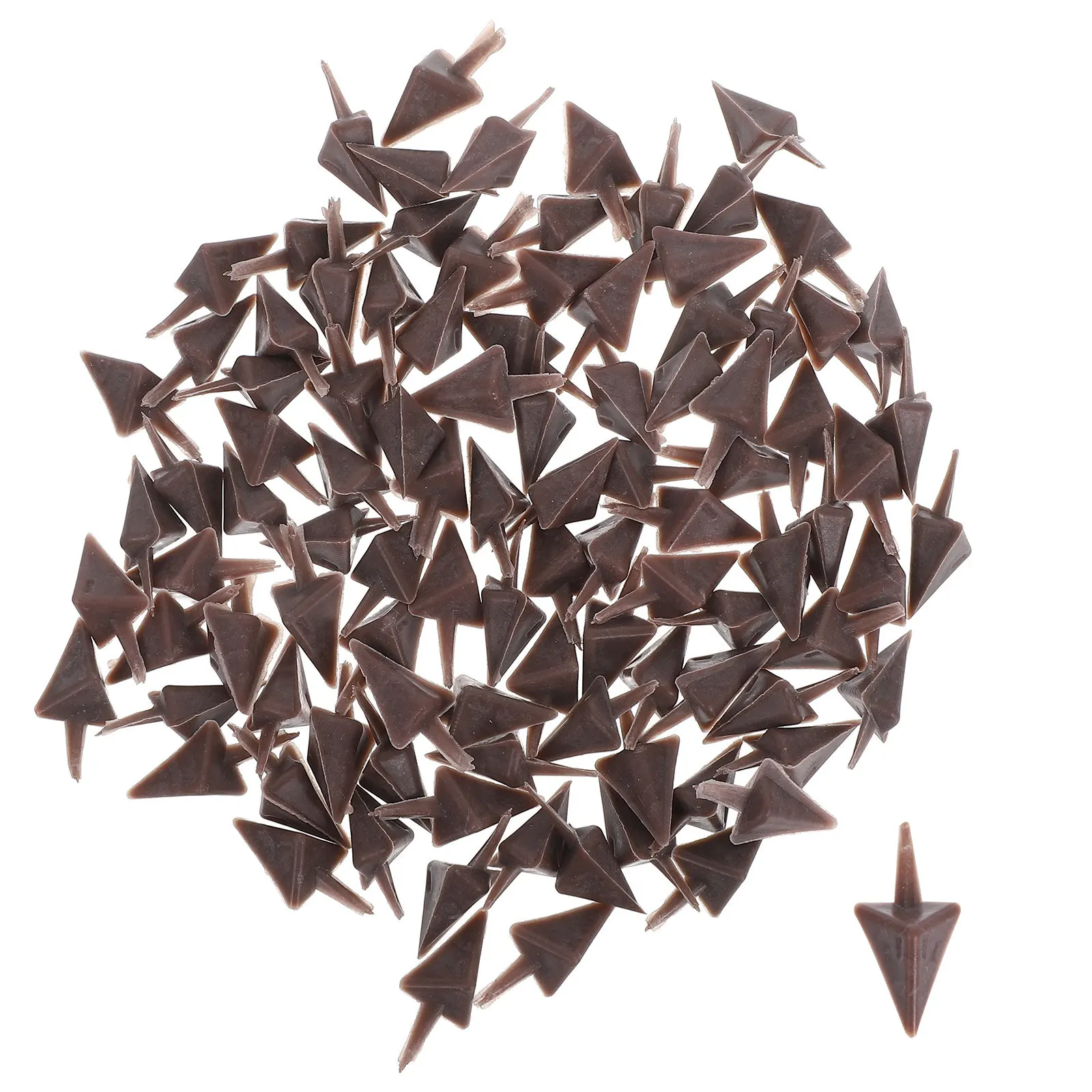 100Pcs Realistic Duck Beak Inserts Bird Beak Crafting Tools for DIY Animal Mouth Parts Home Decor Craft Projects Miniature
