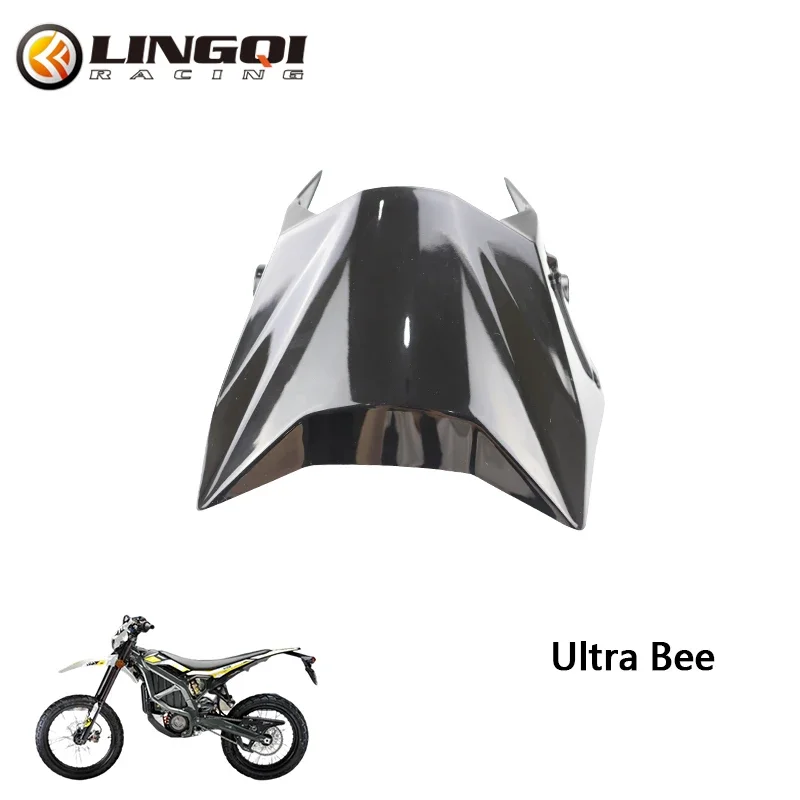 LINGQI RACING Motorcycle Protector Plastic Lamp Shade Front Headlight Outer Fairing Cover Parts For SURRON Off Road Ultra Bee