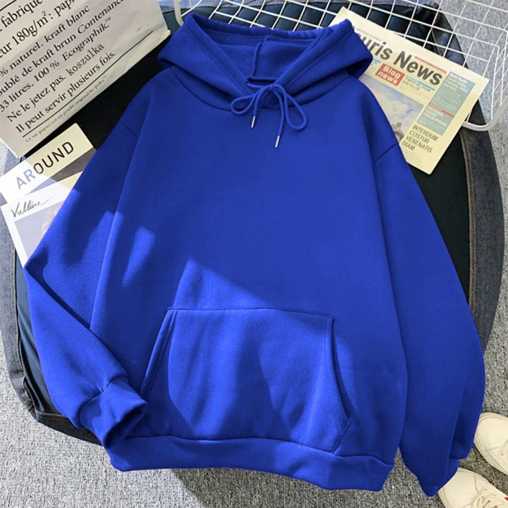 Herbst-Winter-Fleece-Hoodies, Modische Lässige Sweatshirts für Männer und Frauen, Harajuku Warme Oversize-Pullover in 11 Farben, Hip-Hop-Streetwear – Detail 6