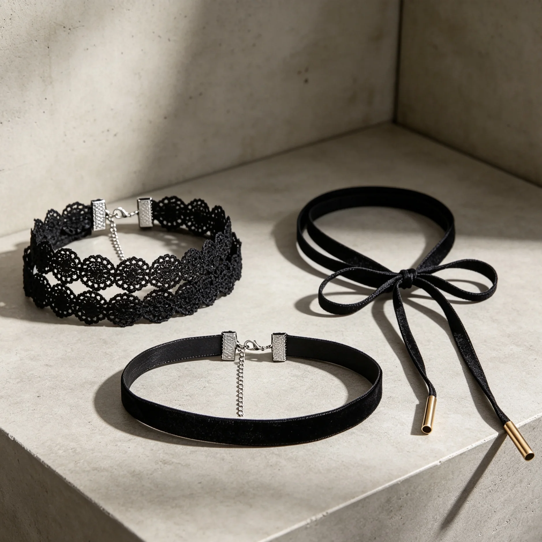 Stretch Velvet Choker Necklace Classic Black Gothic Tattoo Lace Fashion Women Jewelry Party Elegant Charm Accessories