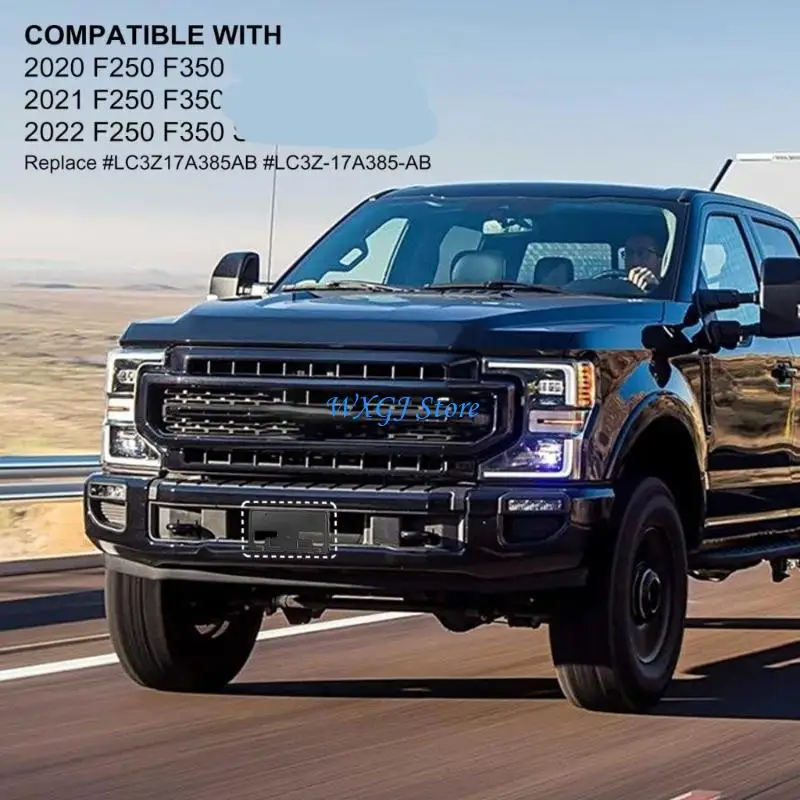 

37JE Vibrations Resistant Car License Plate Frame Replace LC3Z17A385AB For F250 F350