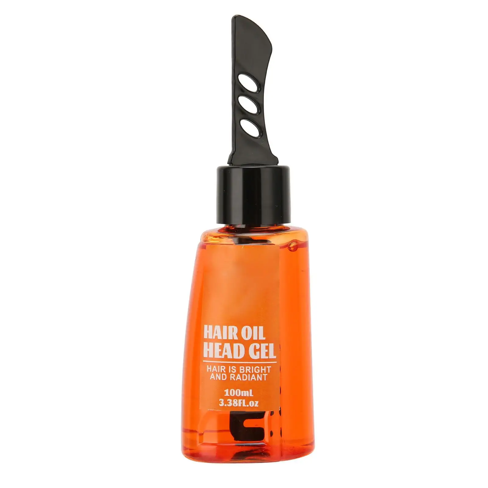 100 ml haargel en olie voor heren met grove kam voor strakke styling - perfect voor gespleten ruglooks