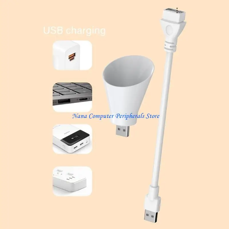 F68C المحمولة USB LED ضوء الليل زاوية قابلة للتعديل لطاولة السرير كمبيوتر المكتب