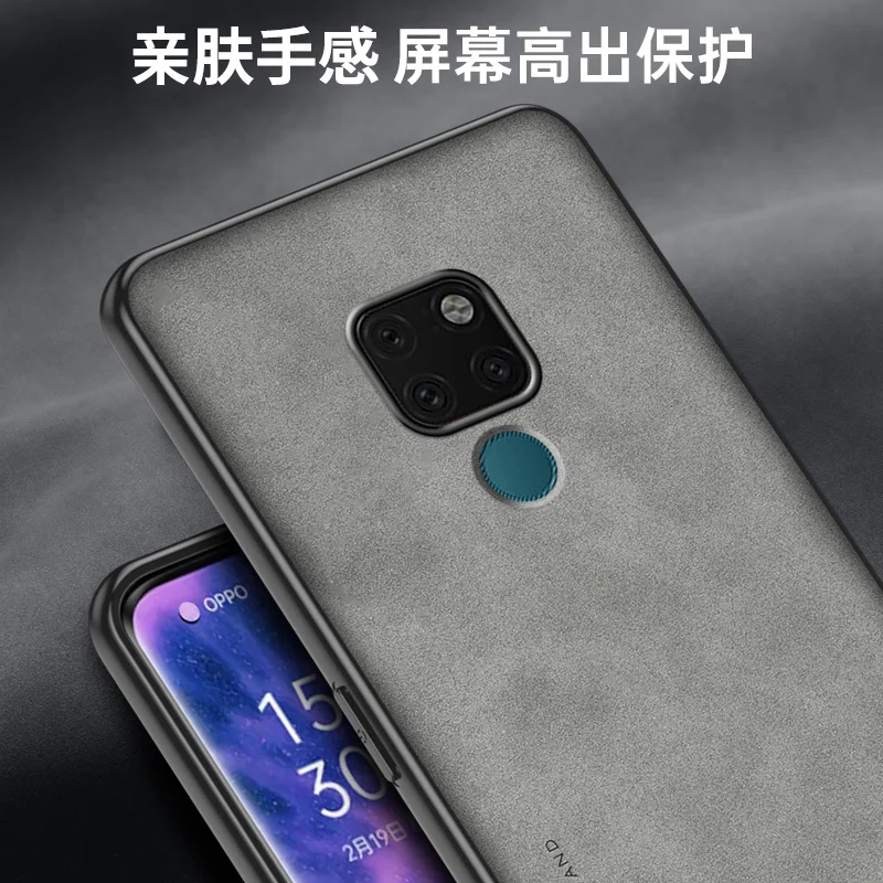 Dla Huawei Mate 20 HMA L29 L09 Etui odporne na wstrzฤ
sy PU Skรณra Twarda obudowa Etui na telefon Silikonowy zderzak dla Huawei Mate 20 Mate20